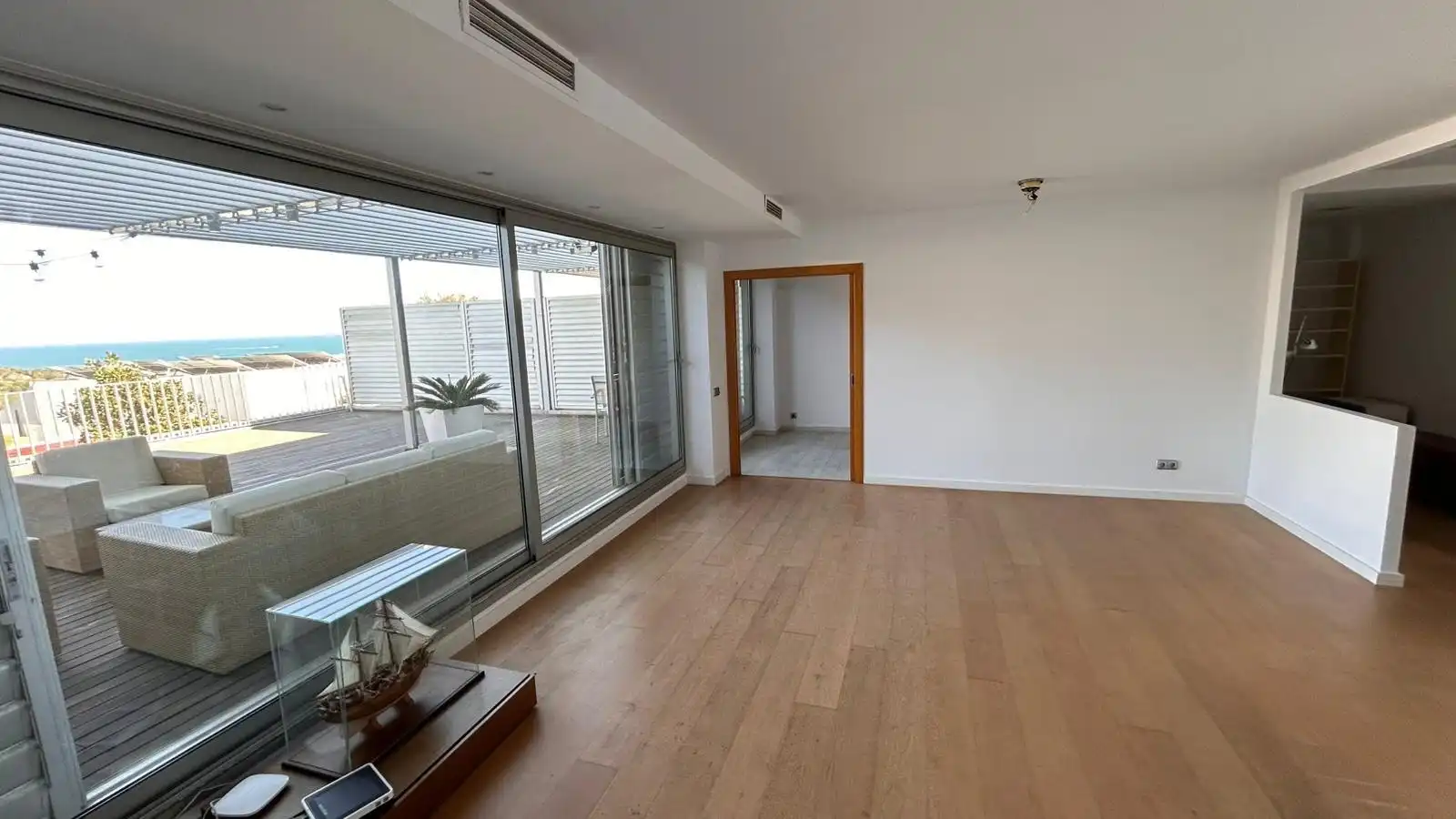 Living room of Duplexes for sale in Sant Pere de Ribes  with Air Conditioner, Heating and Private garden
