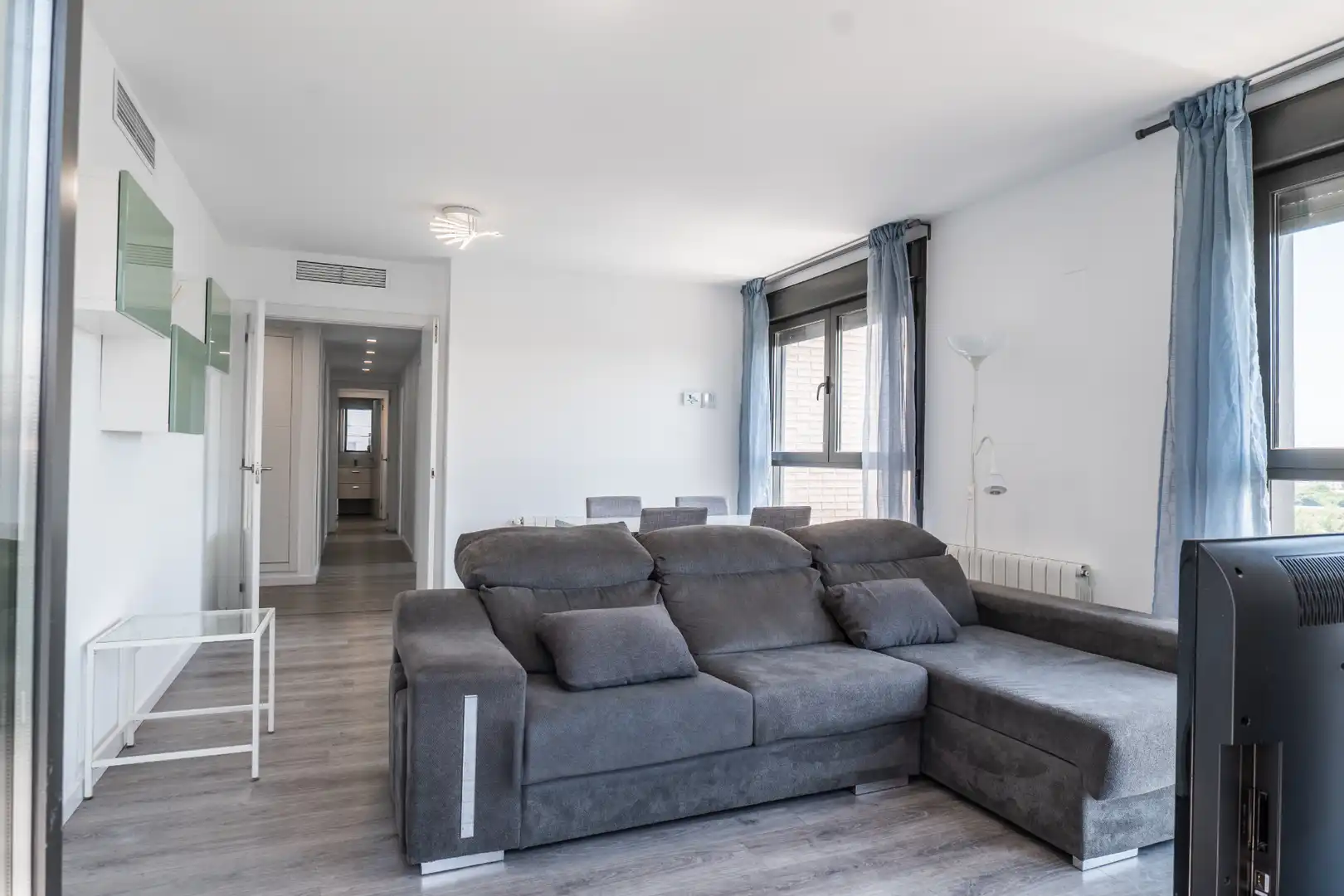 Wohnzimmer von Wohnung zum Verkauf in Valencia mit Klimaanlage, Heizung und Terrasse