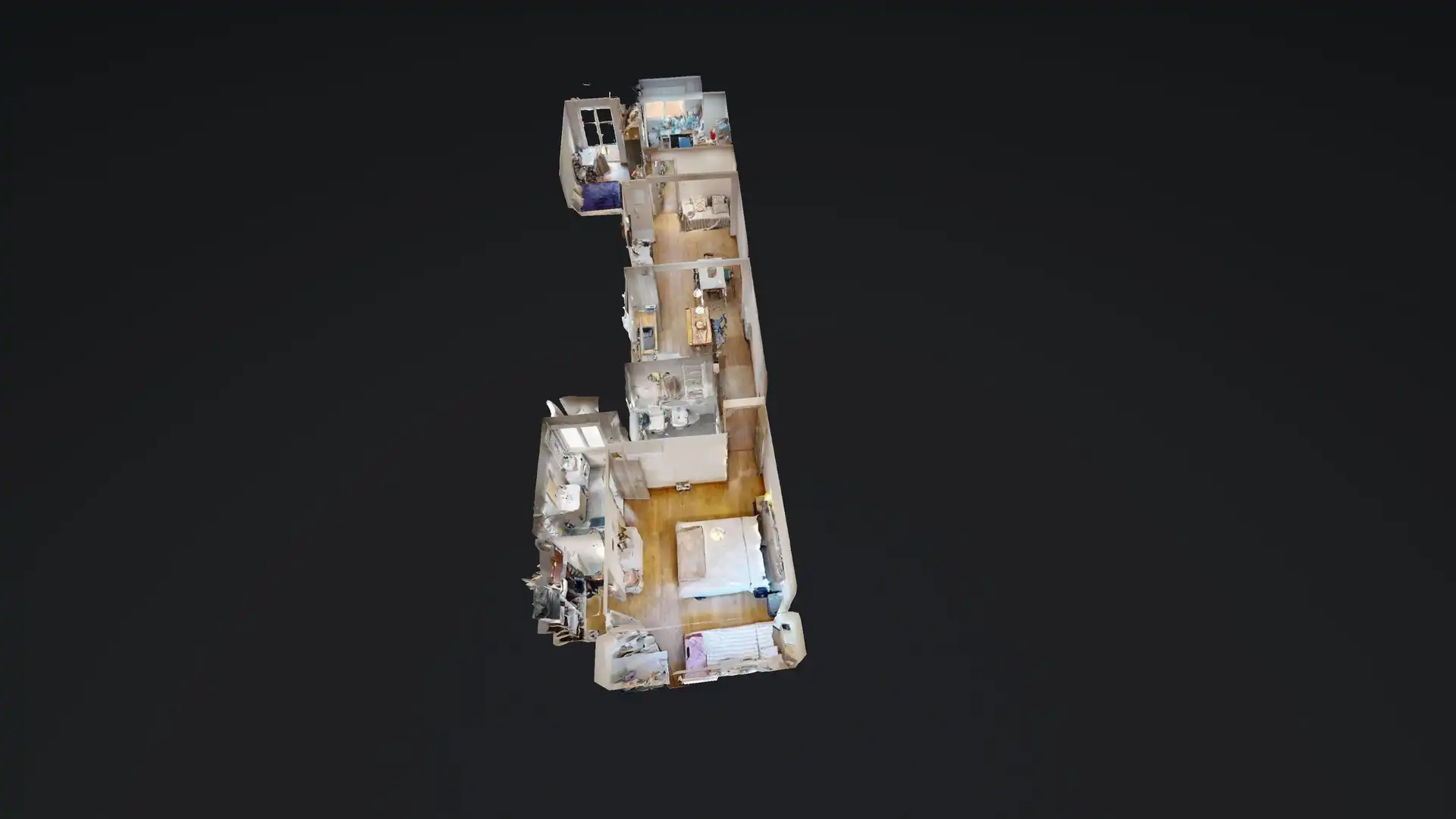 Bedroom of Flat for sale in Torrent  with Air Conditioner, Private garden and Balcony