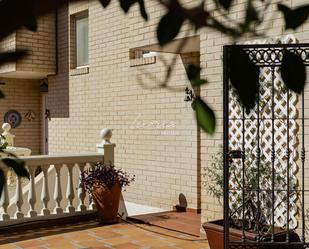 Vista exterior de Casa adosada en venda en Málaga Capital amb Aire condicionat, Jardí privat i Terrassa