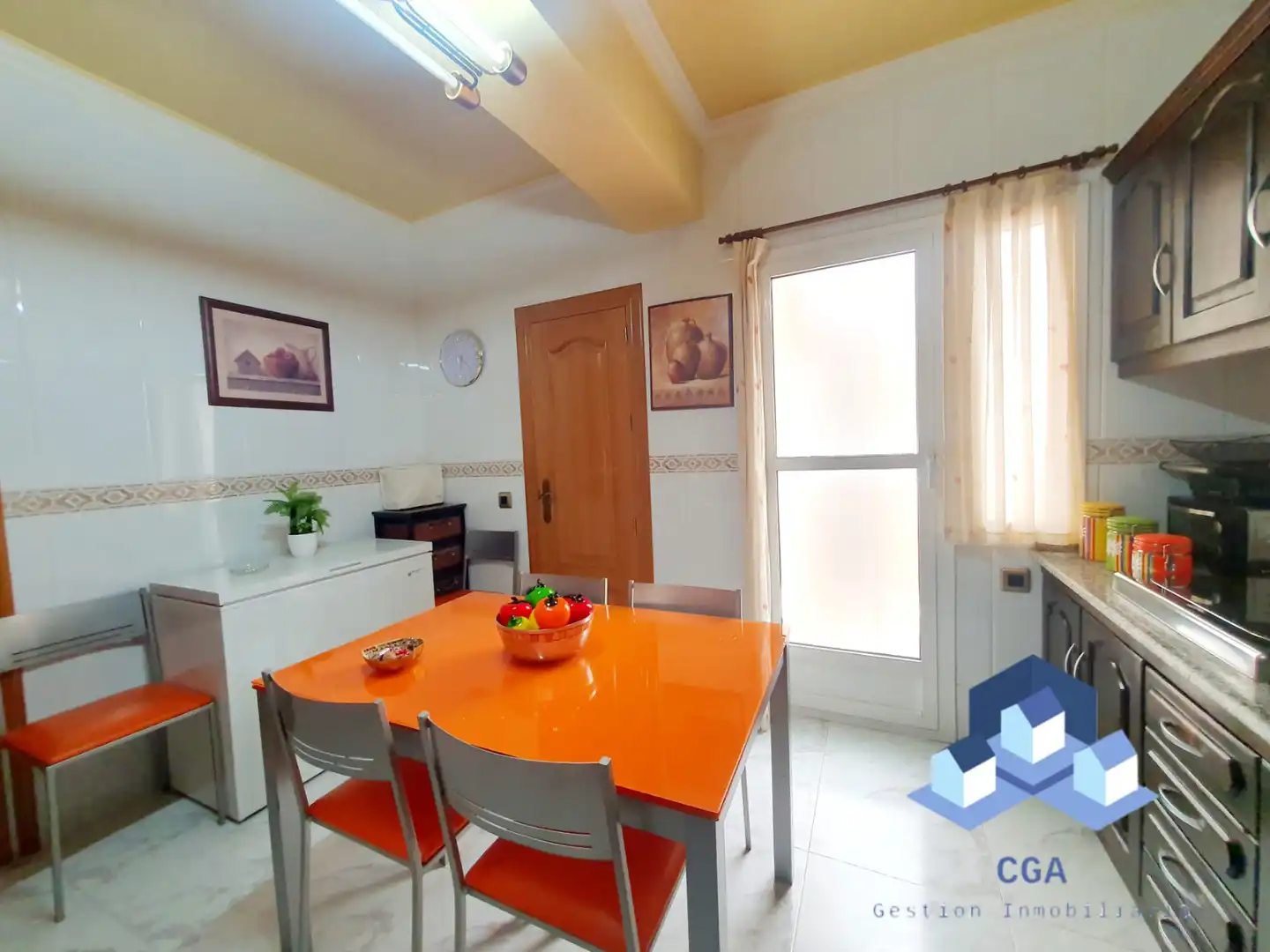 Kitchen of Flat for sale in Lorca  with Storage room, Furnished and Oven