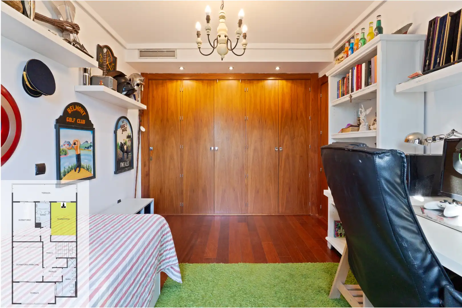 Dormitori de Casa adosada en venda en Arroyomolinos (Madrid) amb Aire condicionat, Calefacció i Jardí privat