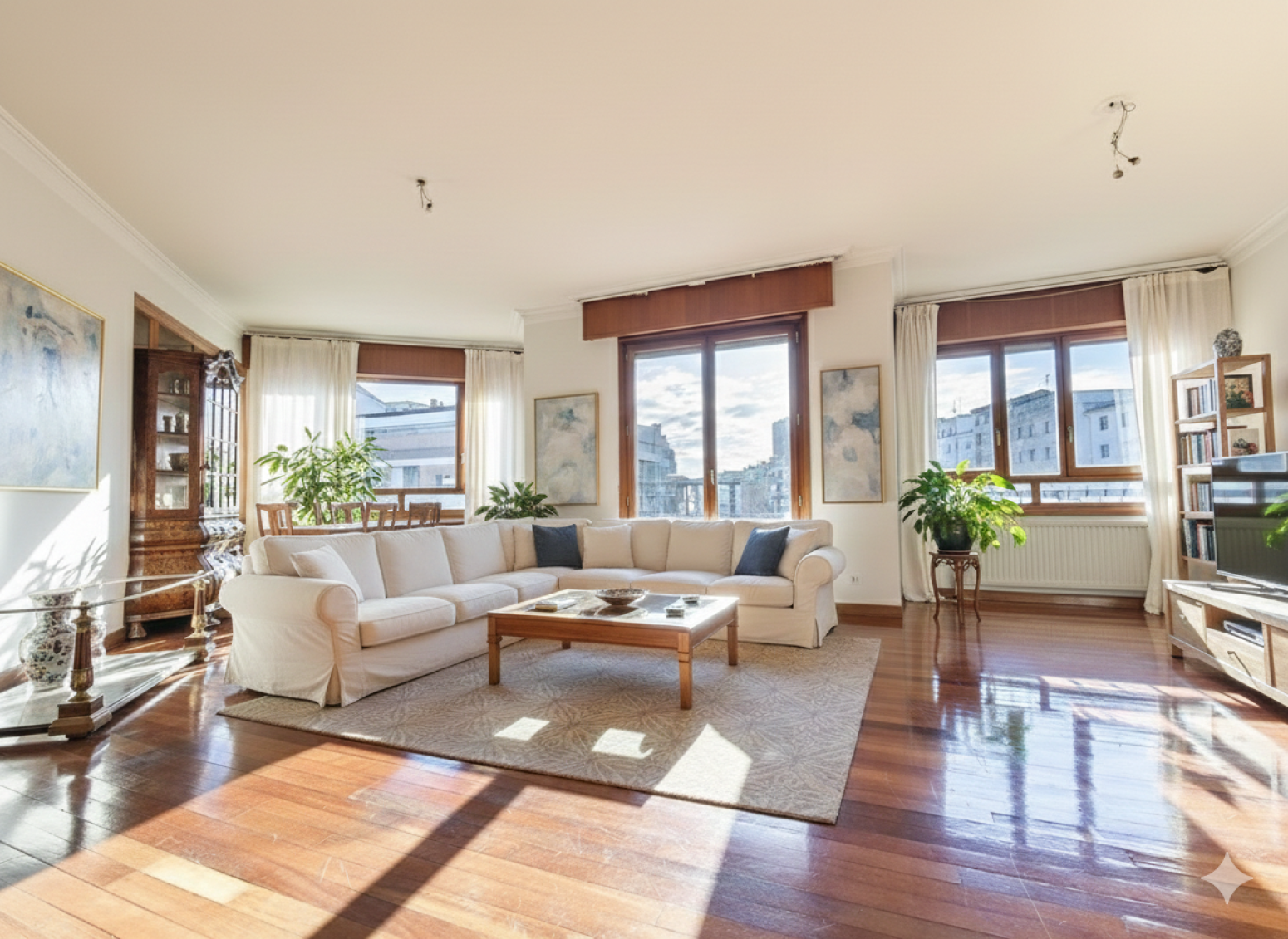 Sala d'estar de Pis en venda en  Logroño amb Calefacció, Terrassa i Traster