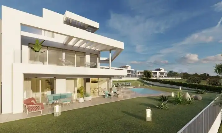 Jardín de Apartamento en venta en Sotogrande con Aire acondicionado, Parquet y Horno