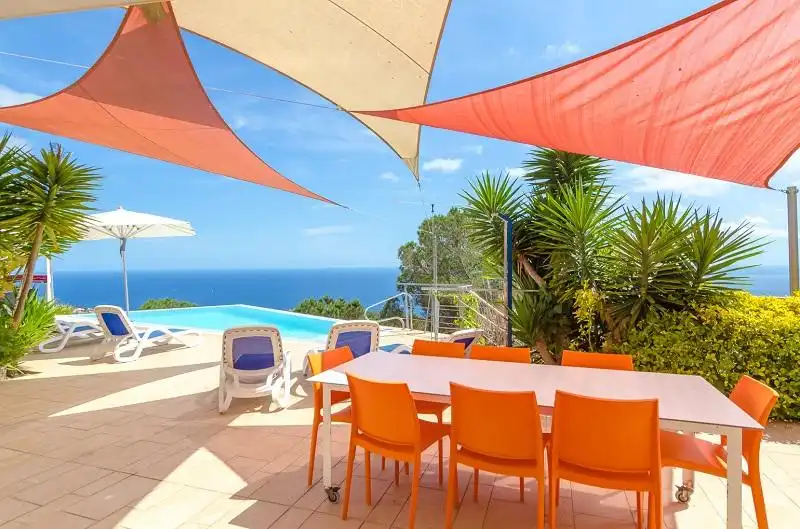 Terraza de Casa o chalet en venta en Lloret de Mar con Calefacción, Jardín privado y Piscina