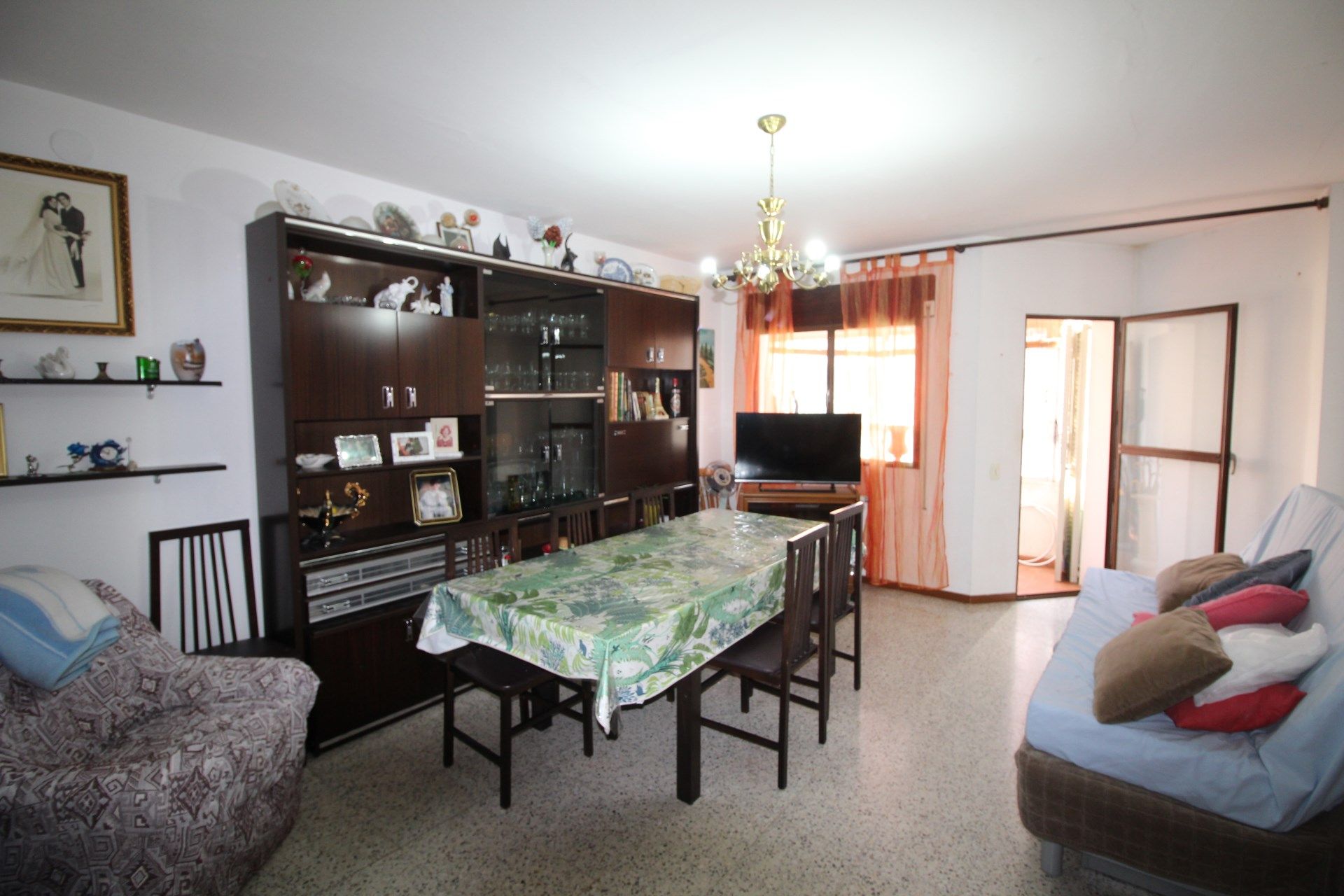 Sala d'estar de Pis en venda en Figueres amb Calefacció i Terrassa