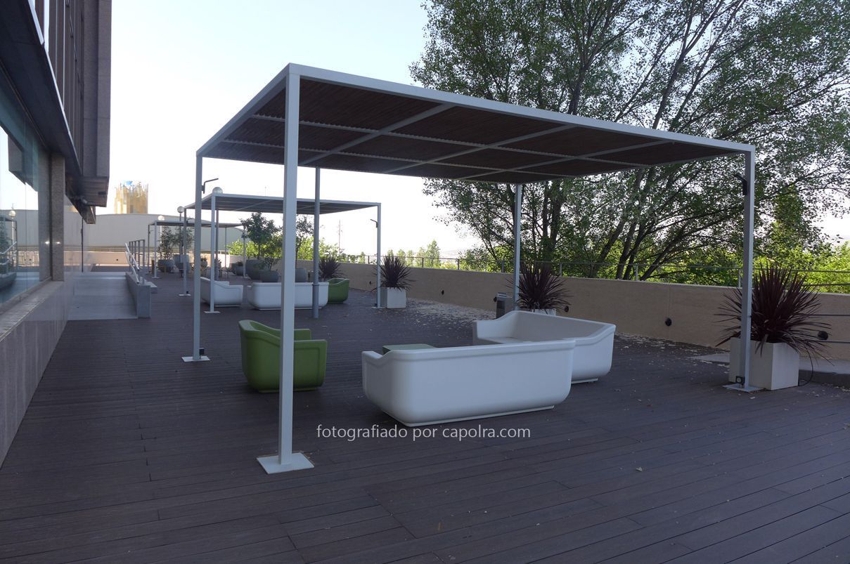 Terrasse von Büro zur Miete in Sant Joan Despí mit Klimaanlage und Heizung