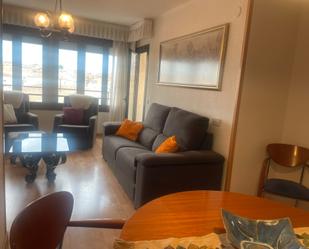 Sala d'estar de Pis en venda en Les Borges Blanques amb Aire condicionat, Parquet i Moblat