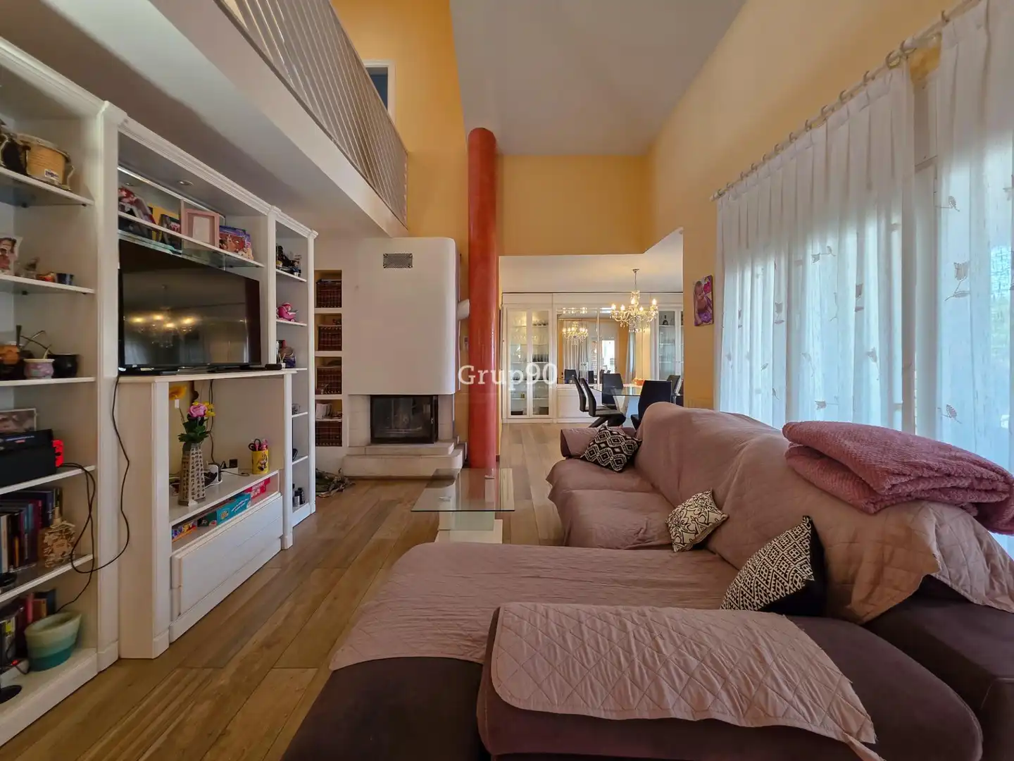 Sala d'estar de Casa o xalet en venda en Alpicat amb Aire condicionat, Calefacció i Alarma