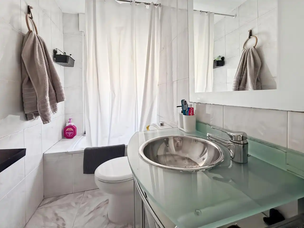 Badezimmer von Wohnung zum Verkauf in El Escorial mit Heizung, Terrasse und Abstellraum