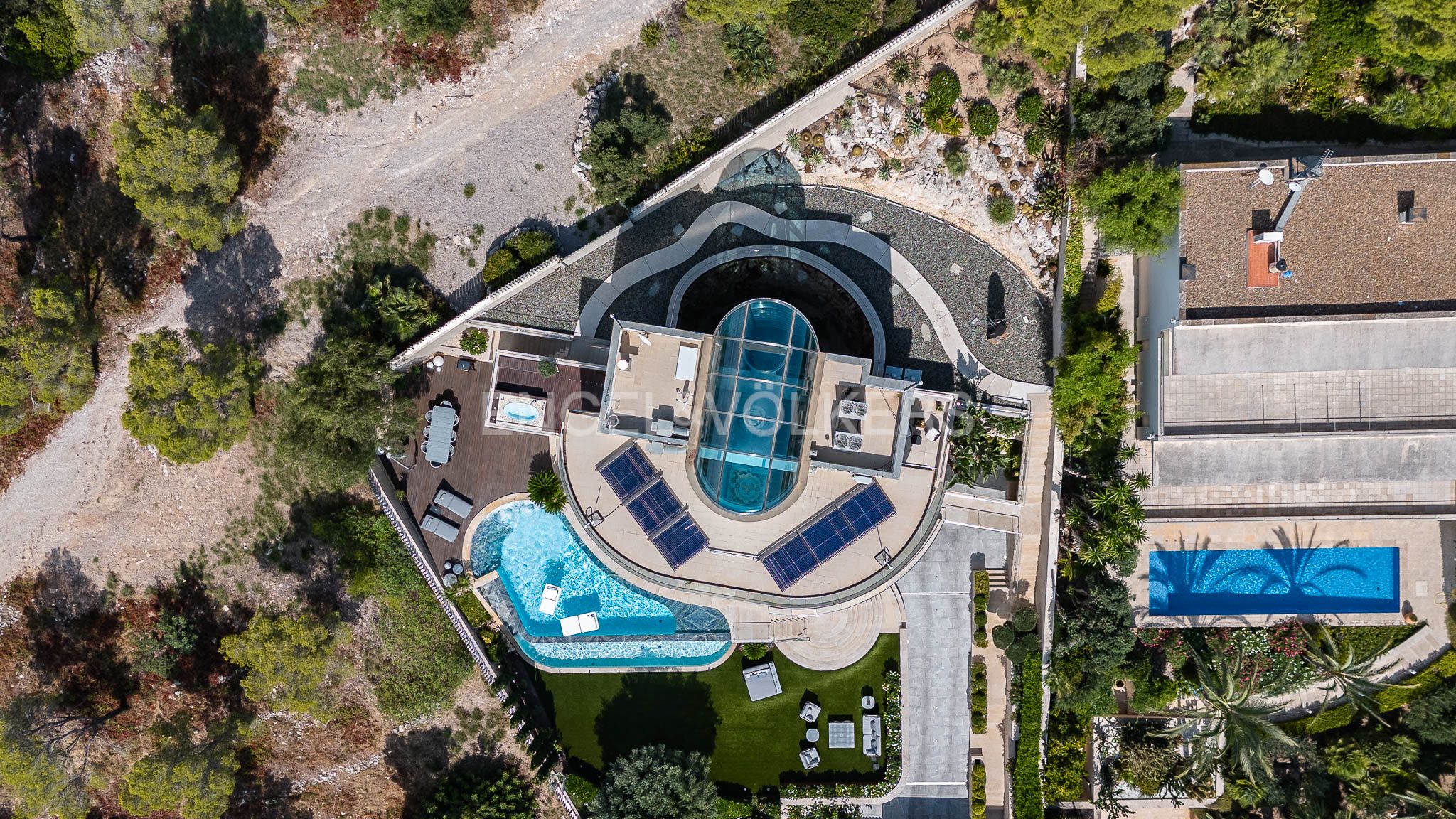 Swimming pool of House or chalet for sale in Sitges  with Air Conditioner, Heating and Private garden