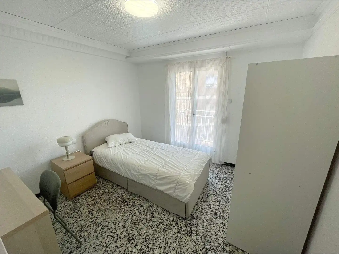 Schlafzimmer von Wohnung zum Verkauf in Elche / Elx mit Möbliert und Balkon