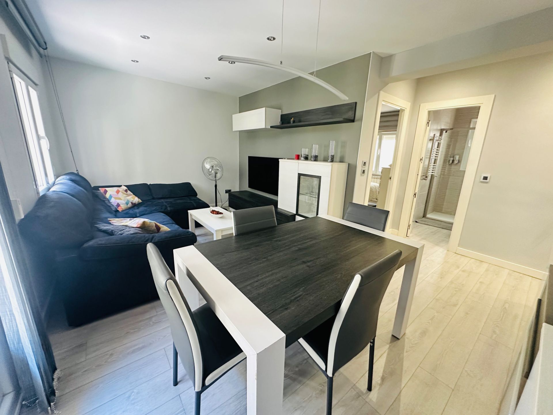 Living room of Flat for sale in Valladolid Capital  with Heating, Storage room and Furnished