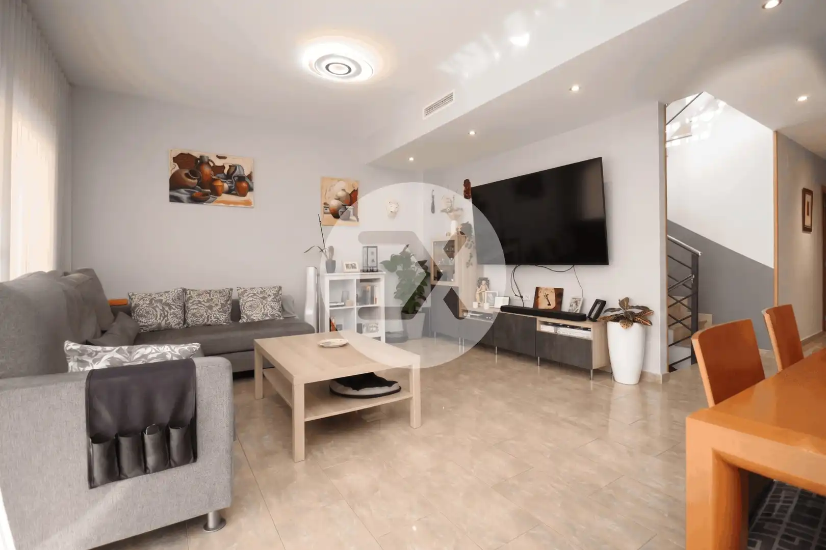Sala d'estar de Àtic en venda en Gavà amb Aire condicionat, Calefacció i Parquet