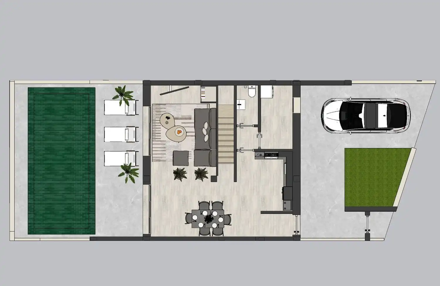 Haus oder Chalet zum Verkauf in La Oliva mit Privatgarten, Terrasse und Gemeinschaftspool