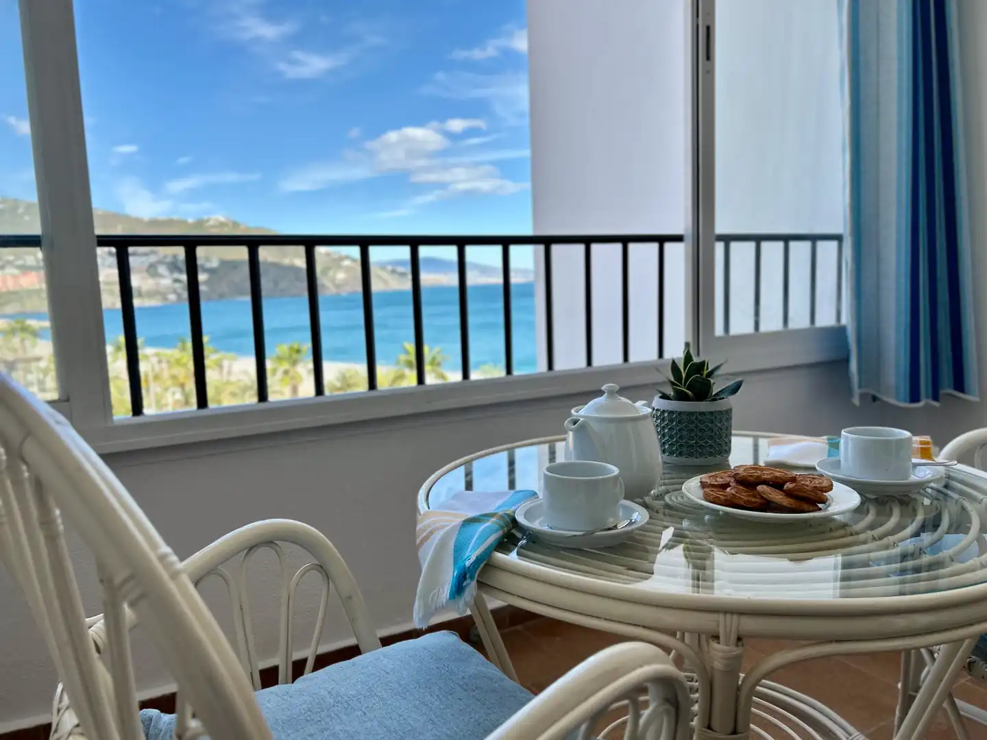 Balcony of Flat for rent in Almuñécar  with Terrace, Furnished and Washing machine