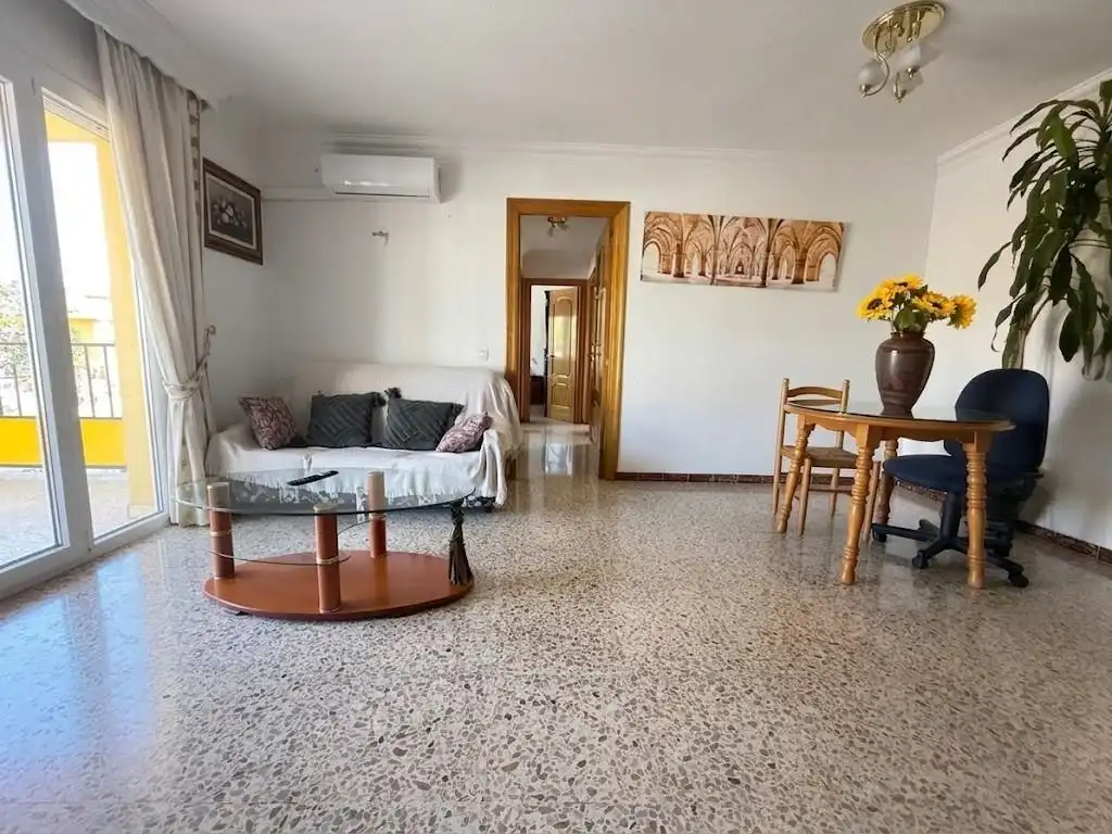 Living room of Flat for sale in Málaga  with Air Conditioner, Heating and Terrace