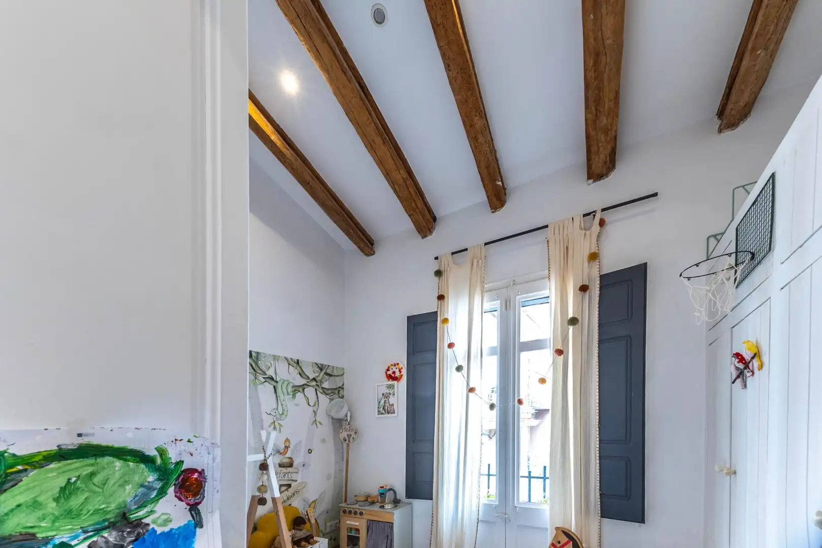 Bedroom of Houses for sale in Molins de Rei  with Air Conditioner, Heating and Parquet flooring