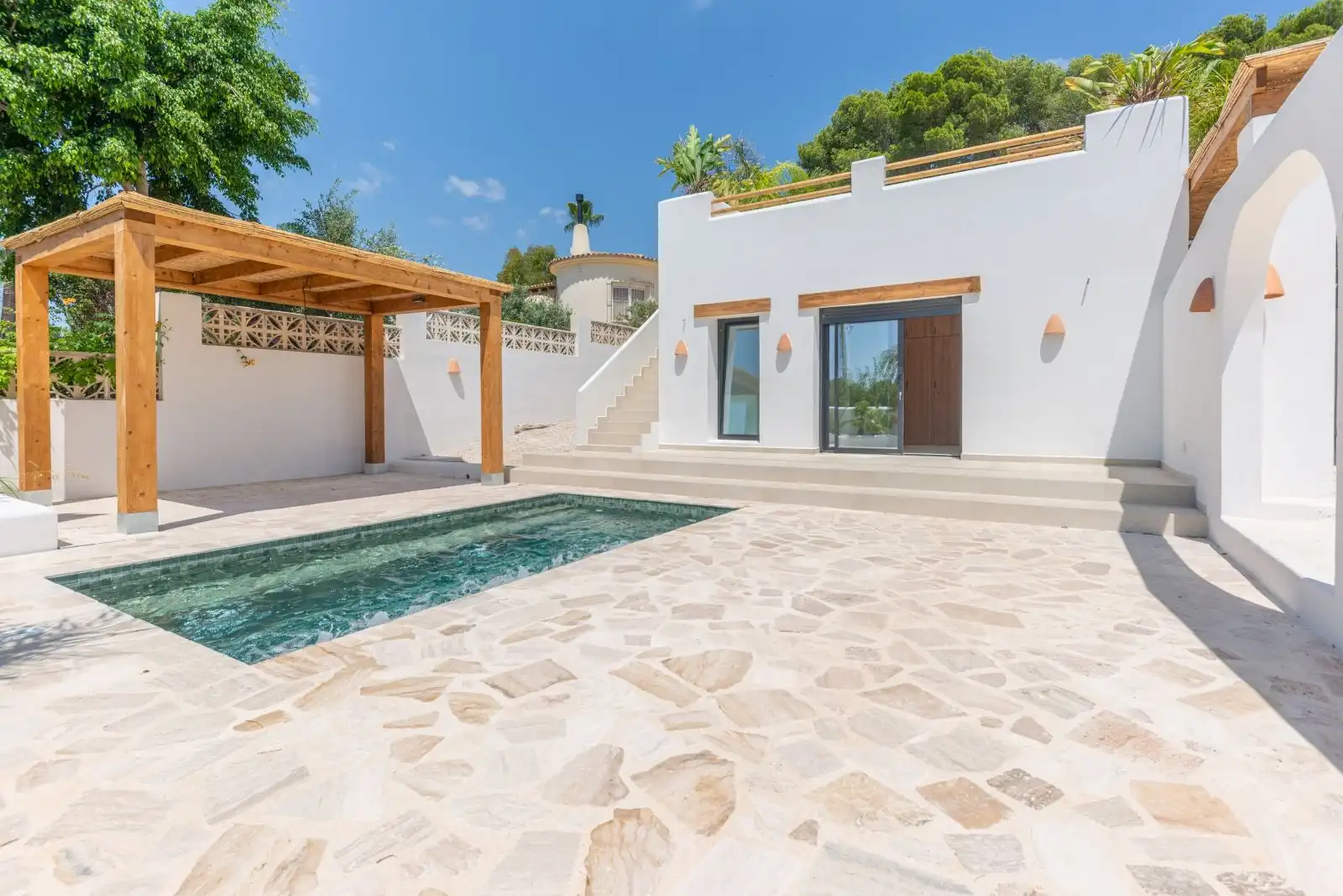 Terrassa de Casa o xalet en venda en Moraira amb Aire condicionat, Calefacció i Terrassa