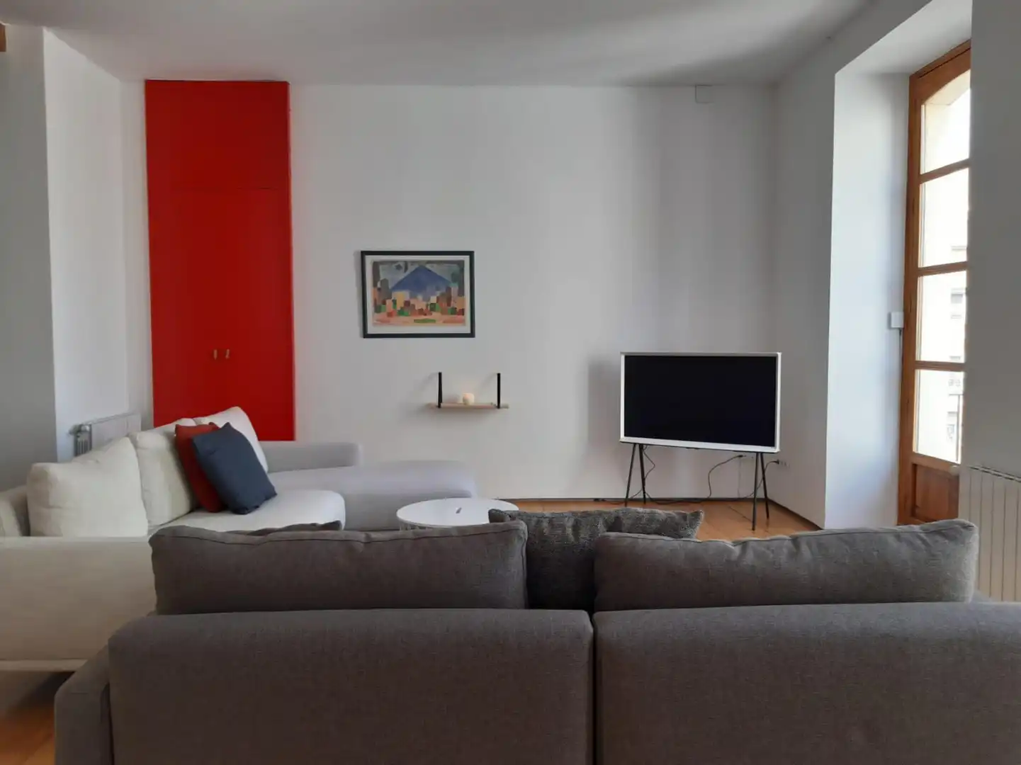 Sala d'estar de Pis de lloguer en Valencia amb Aire condicionat, Calefacció i Moblat