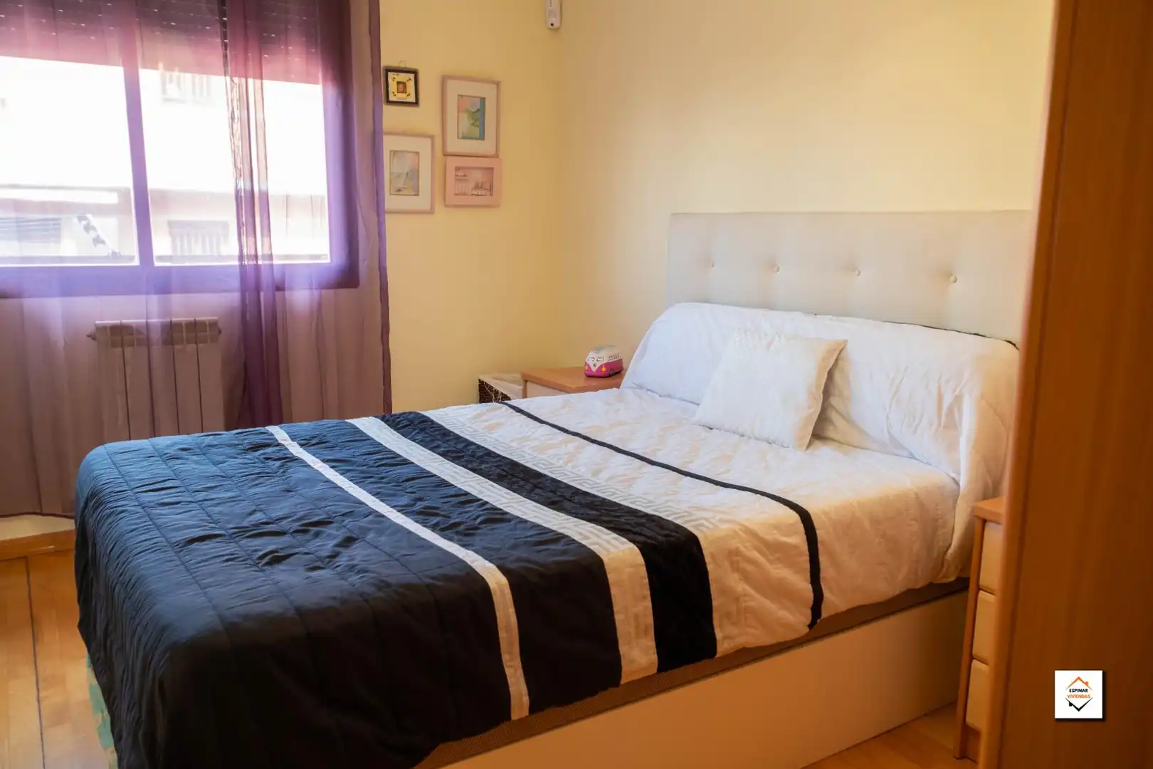 Bedroom of Flat for sale in Zaragoza  with Air Conditioner, Heating and Terrace