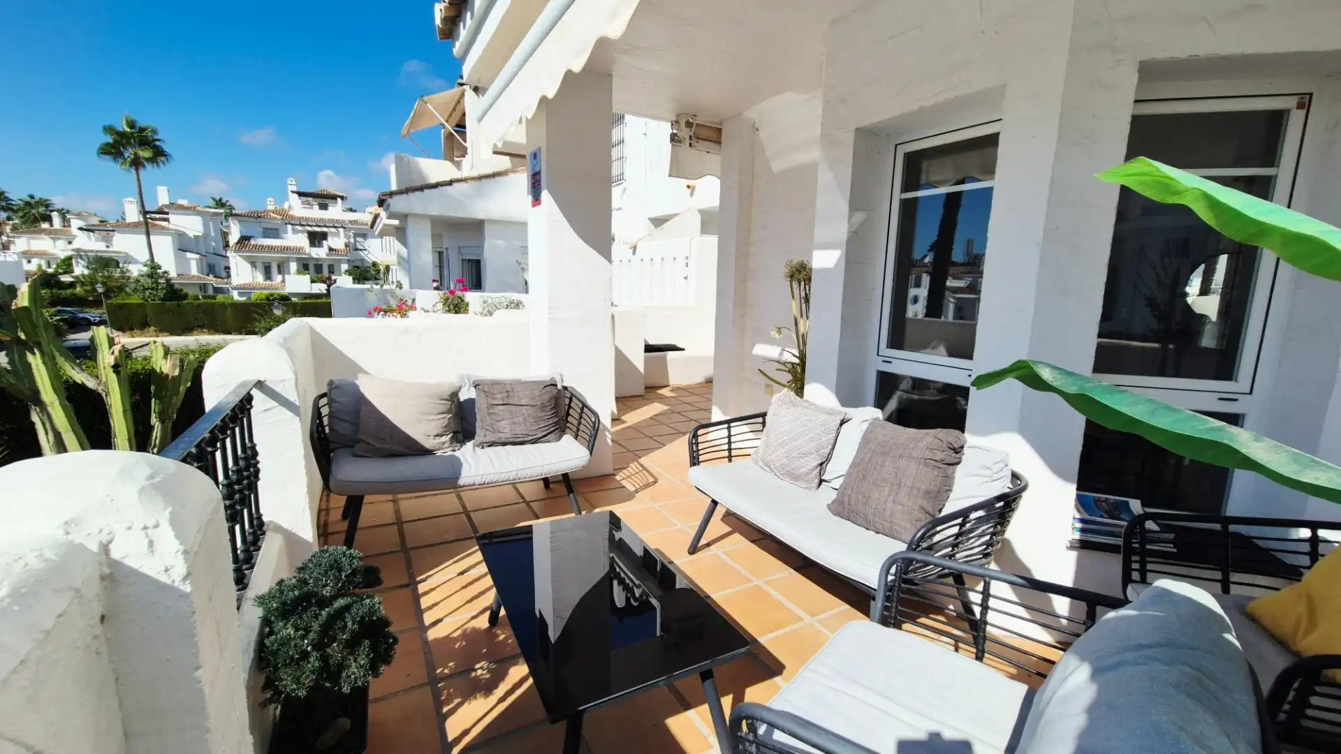Terrassa de Apartament en venda en Nueva Andalucía