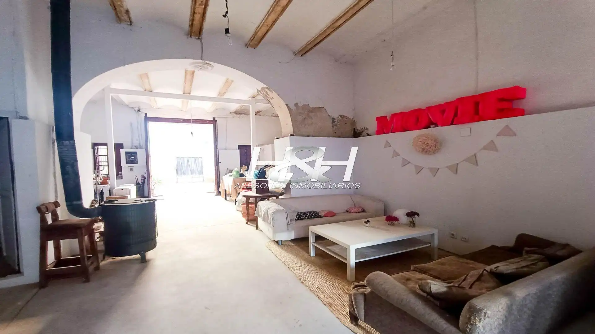 Living room of Houses for sale in Valencia  with Heating, Private garden and Terrace