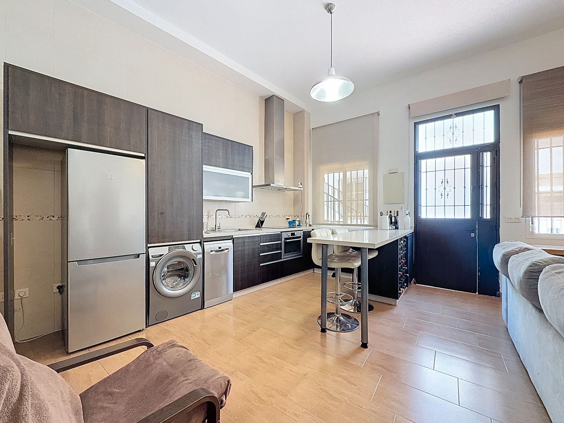 Kitchen of Flat to rent in Málaga Capital  with Furnished and Washing machine