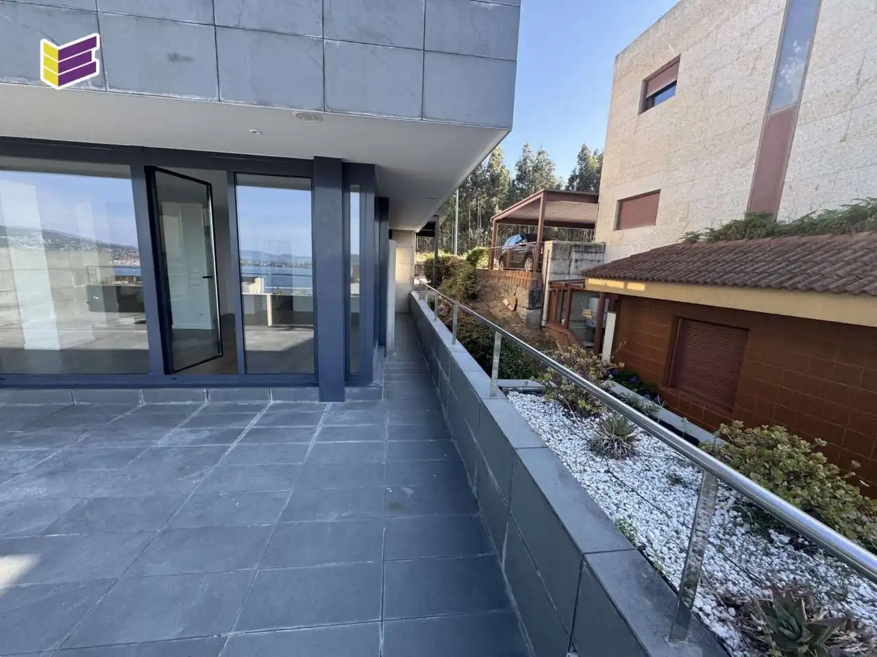 Terraza de Dúplex en venta en Baiona con Terraza, Trastero y Balcón