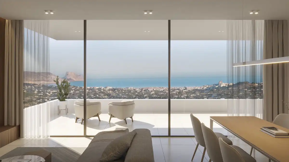 Sala d'estar de Apartament en venda en L'Alfàs del Pi