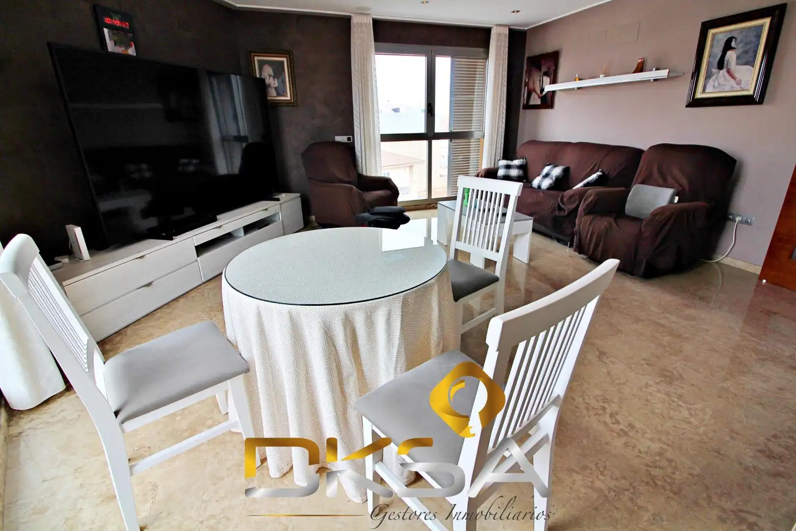 Sala de estar de Ático en venta en Almazora / Almassora con Aire acondicionado, Calefacción y Terraza