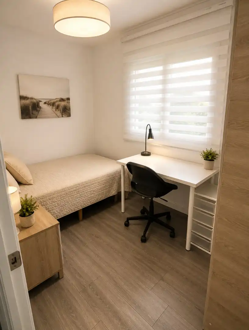 Habitación de Piso de alquiler en Valencia con Aire acondicionado, Parquet y Amueblado