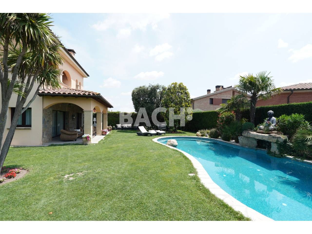 Jardí de Casa o xalet en venda en Gurb amb Calefacció, Jardí privat i Terrassa