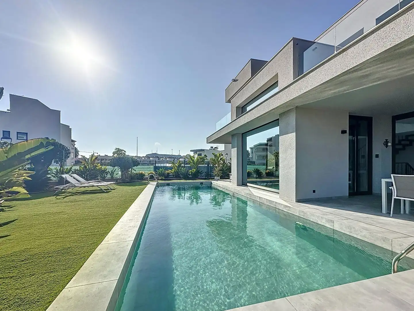Swimming pool of Houses for sale in Vera  with Air Conditioner, Heating and Private garden