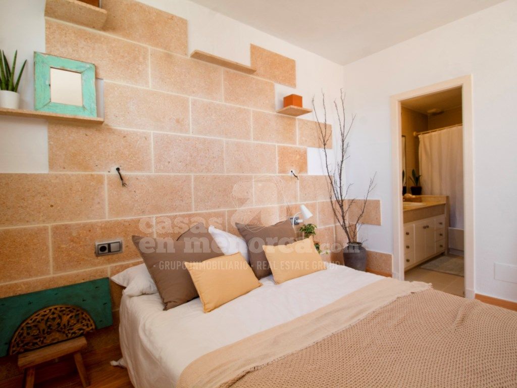 Dormitori de Apartament en venda en Es Mercadal amb Aire condicionat, Jardí privat i Terrassa