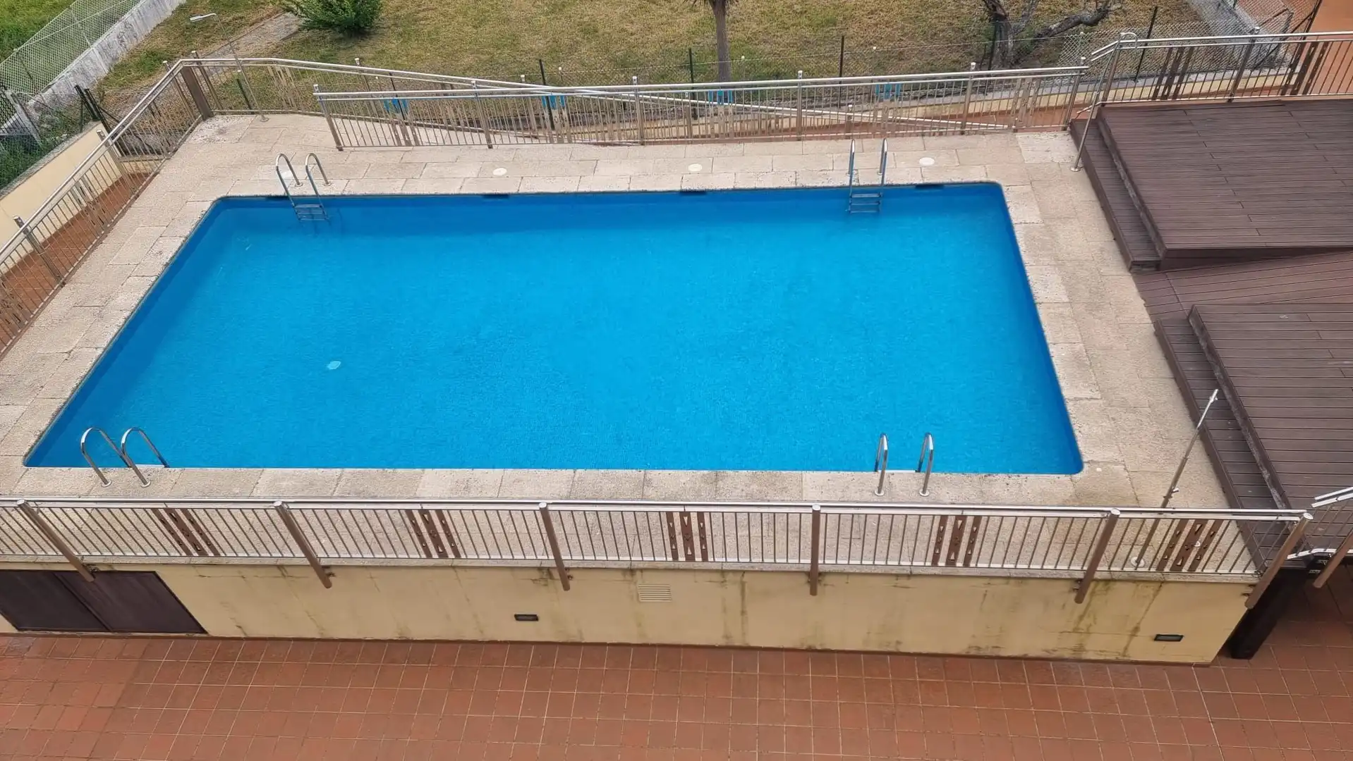 Swimming pool of Flat for rent in Sanxenxo  with Heating, Terrace and Furnished