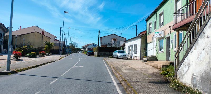 Vista exterior de Casa adosada en venda en Santiago de Compostela  amb Calefacció i Terrassa