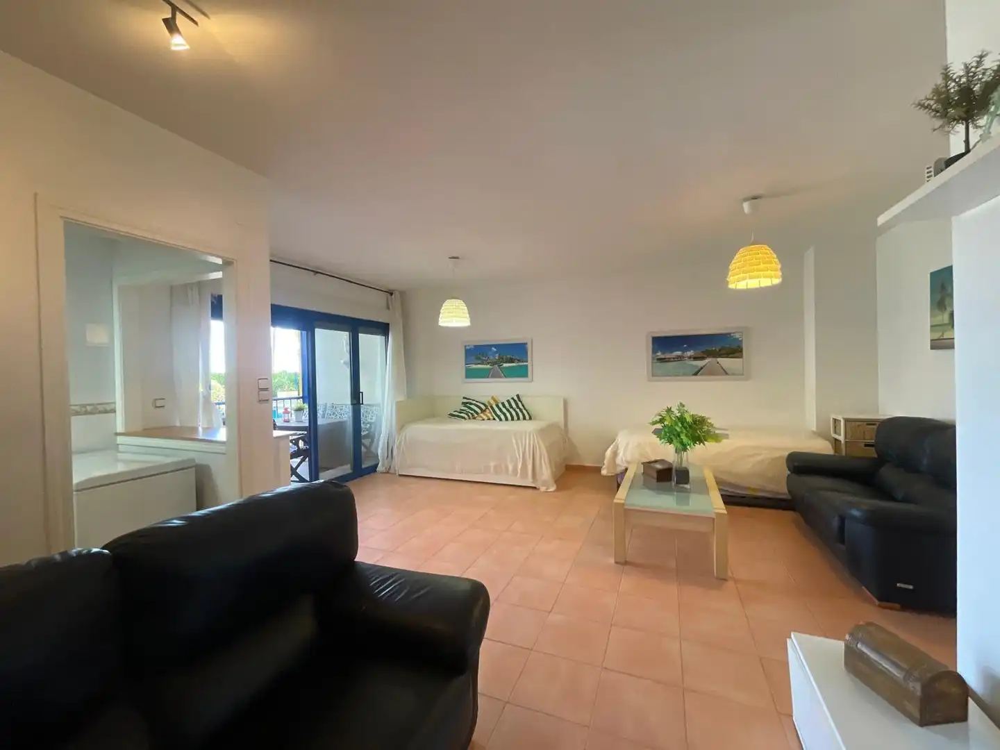 Sala d'estar de Pis de lloguer en Cartagena amb Moblat