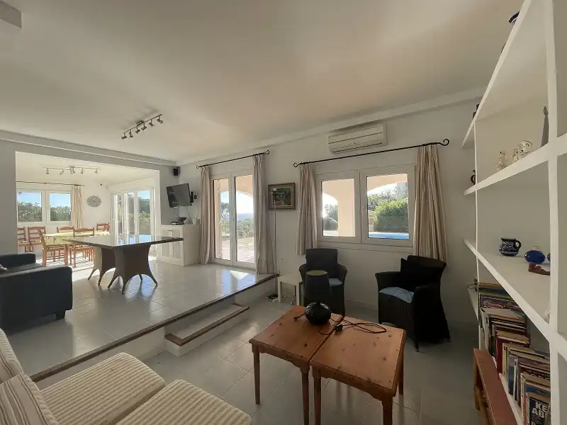 Sala d'estar de Casa o xalet en venda en Llucmajor amb Aire condicionat, Jardí privat i Terrassa