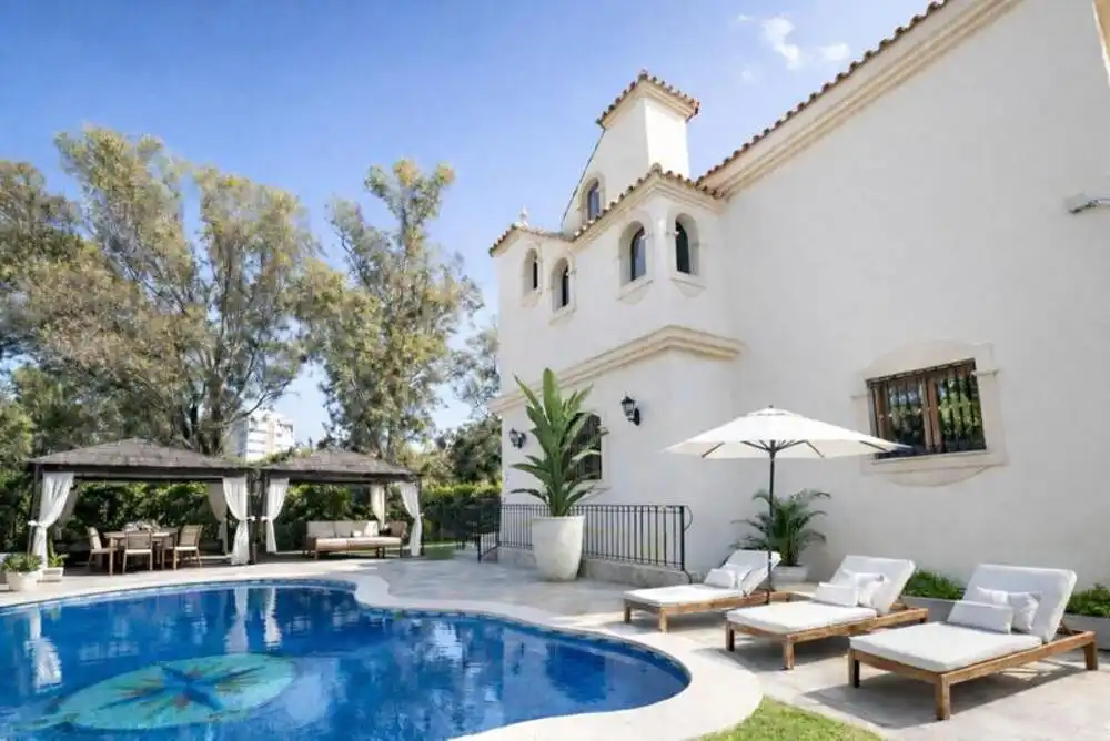 Jardín de Casa o chalet de alquiler en Marbella con Aire acondicionado, Jardín privado y Terraza