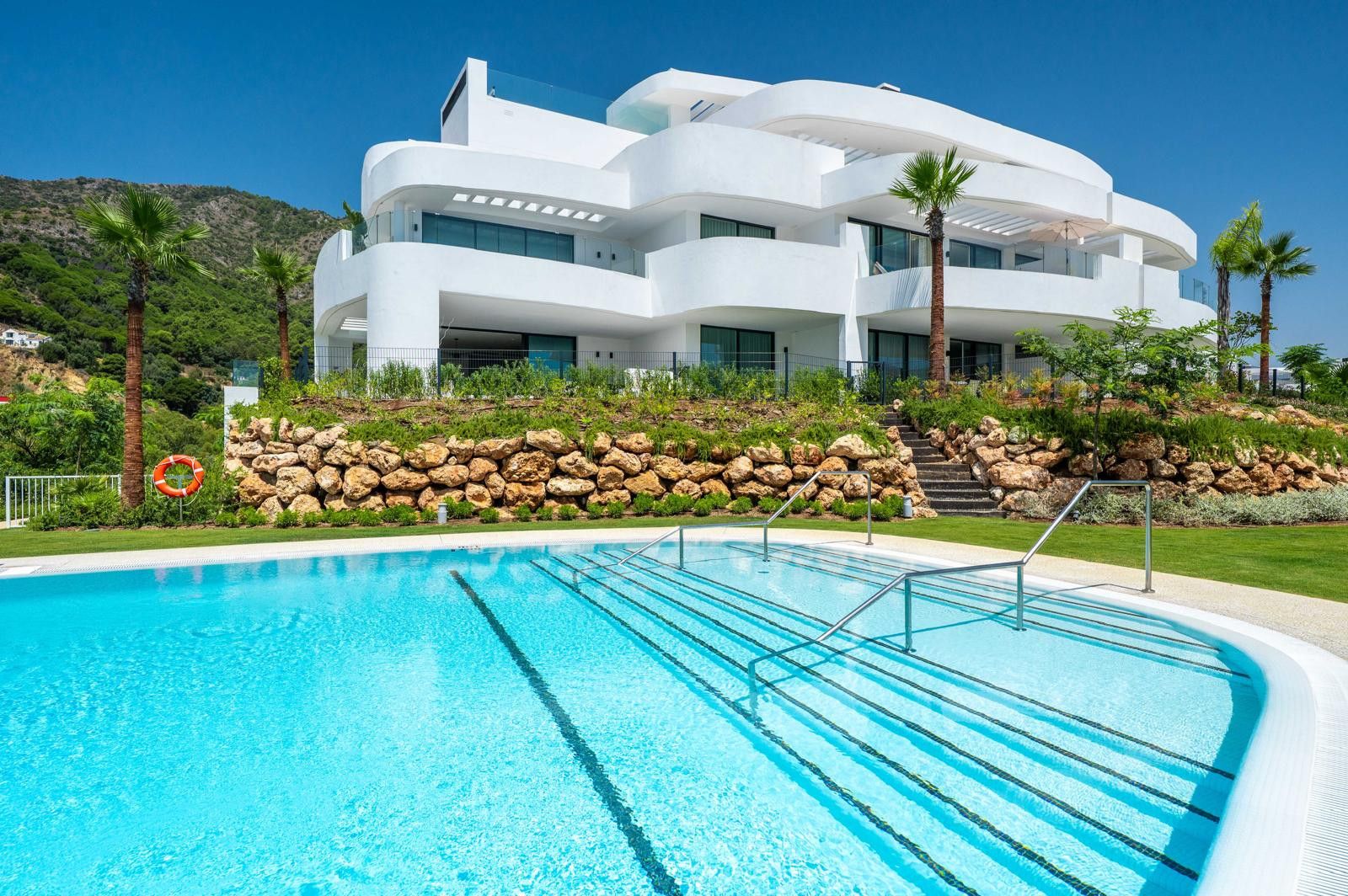 Exterior view of Apartment to rent in Ojén  with Private garden, Terrace and Swimming Pool