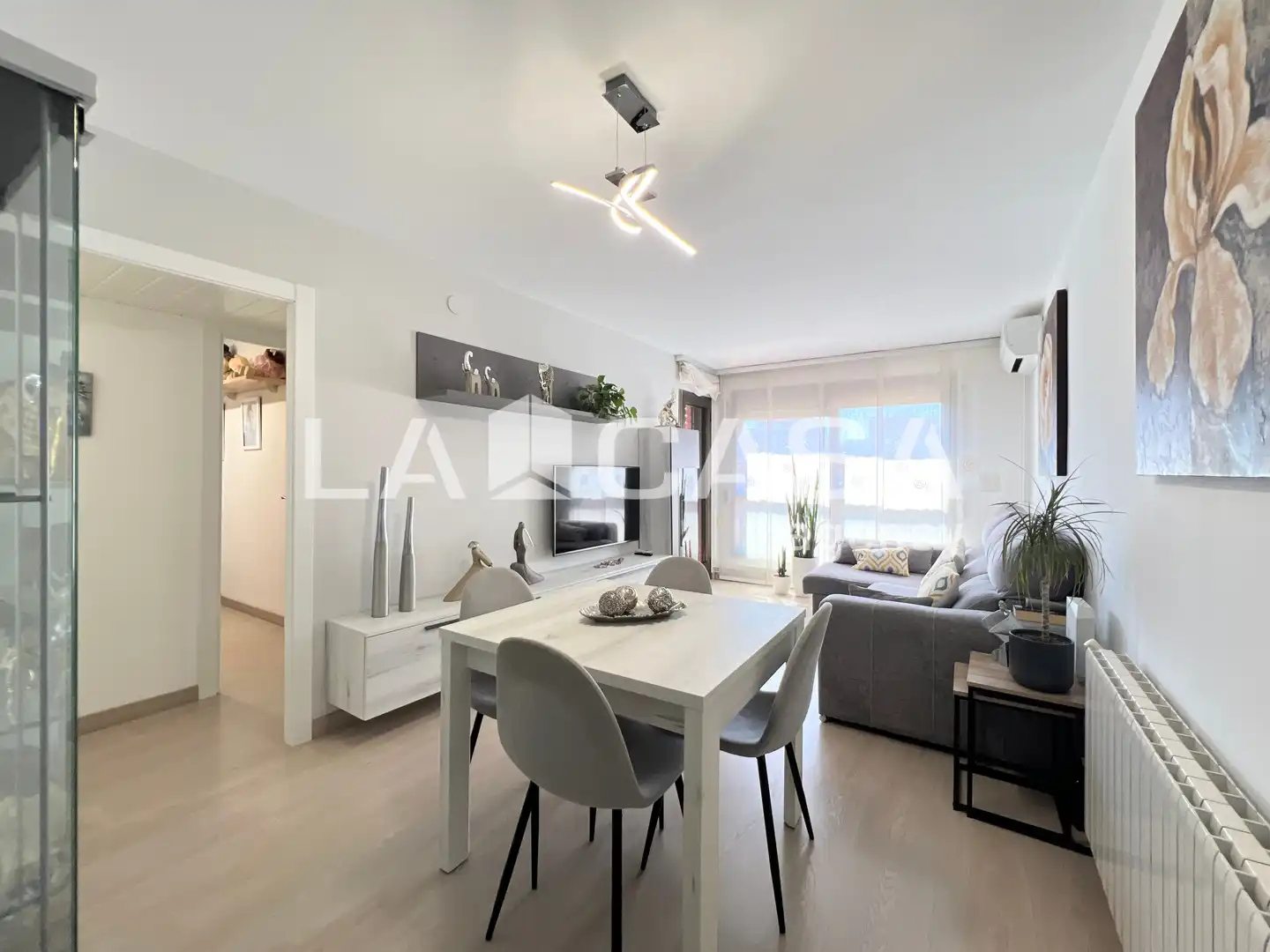 Sala de estar de Piso en venta en Badalona con Calefacción y Balcón