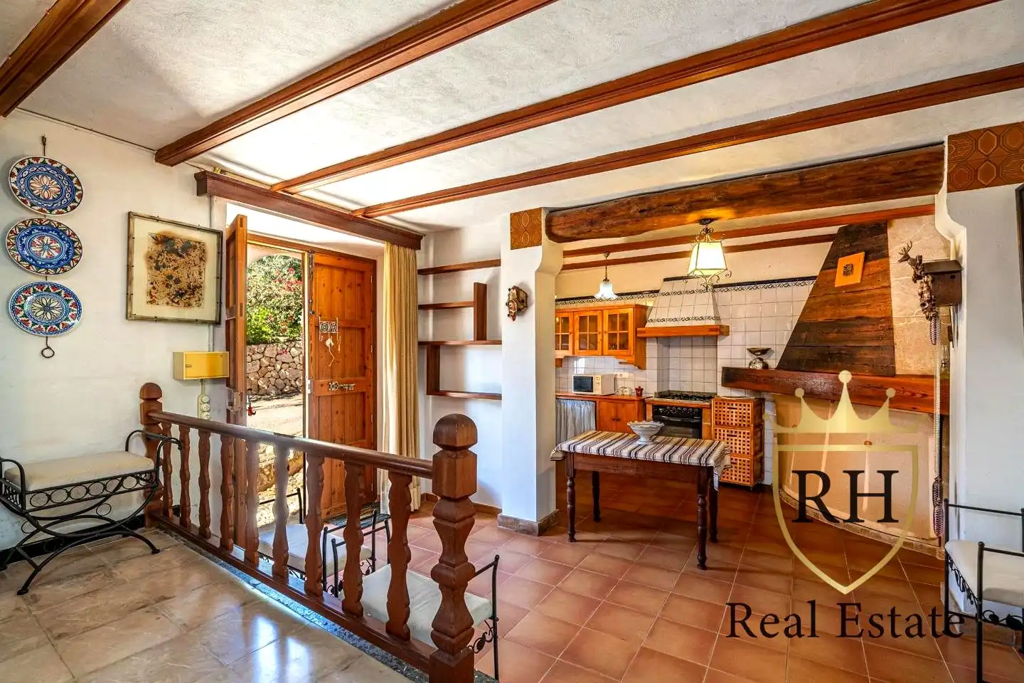 Cocina de Casa o chalet en venta en Selva con Aire acondicionado, Jardín privado y Terraza