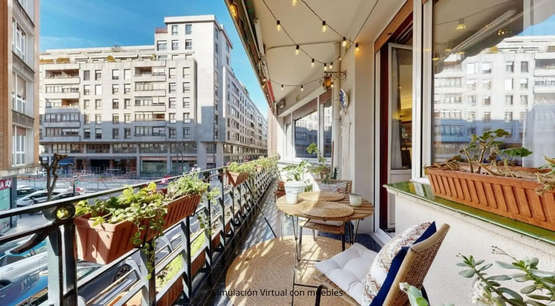 Balcony of Flat for sale in Bilbao   with Heating, Terrace and Balcony