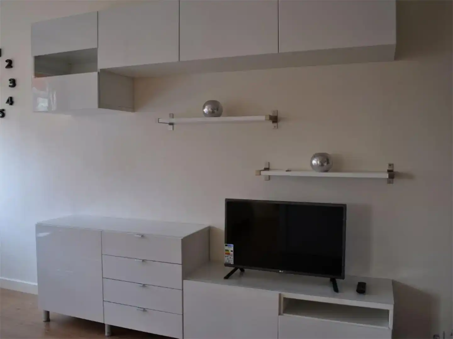 Wohnzimmer von Wohnung zur Miete in  Madrid Capital mit Klimaanlage