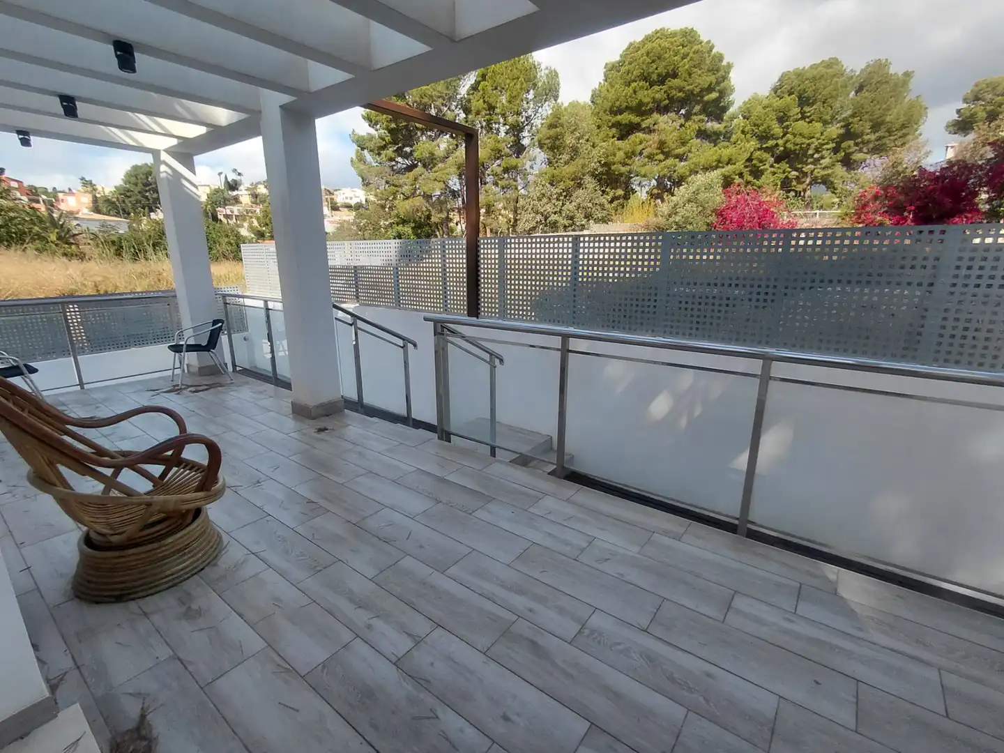 Terraza de Casa o chalet de alquiler en La Nucia con Aire acondicionado, Jardín privado y Terraza
