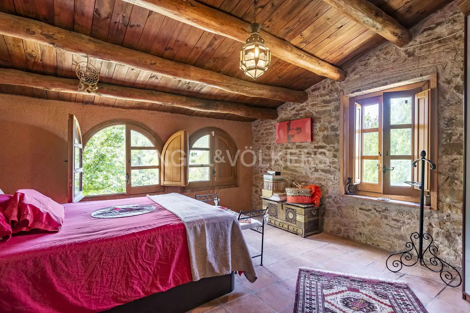 Bedroom of Country homes for sale in Castellbell i el Vilar  with Heating, Private garden and Swimming Pool