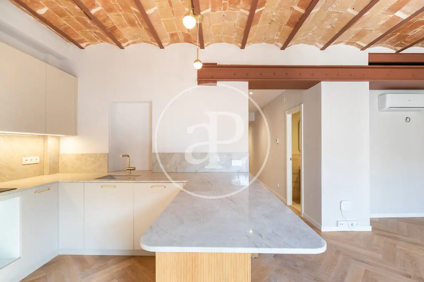 Kitchen of Flat for sale in Barcelona  with Air Conditioner, Heating and Terrace