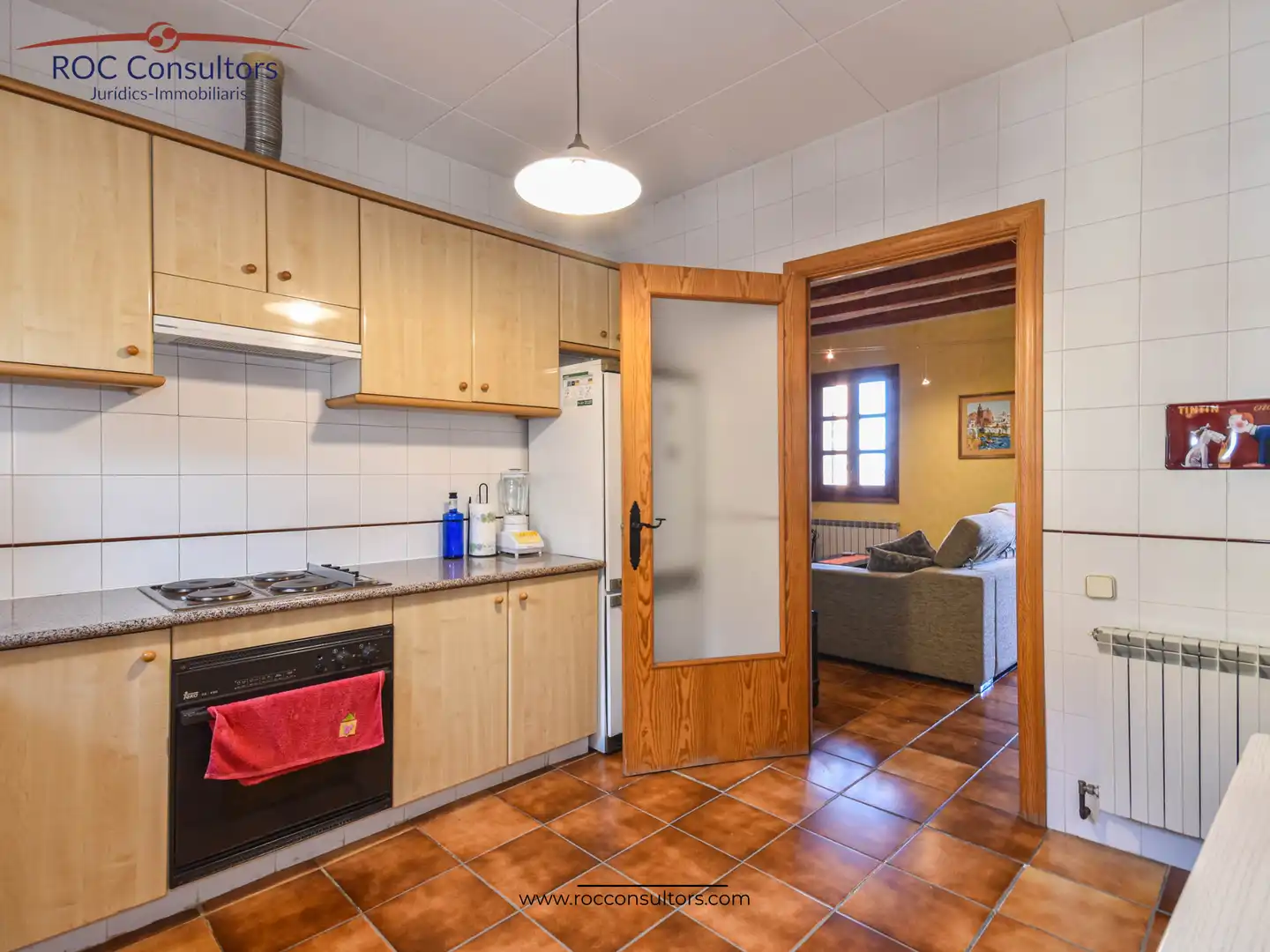 Küche von Einfamilien-Reihenhaus zum Verkauf in Berga mit Heizung