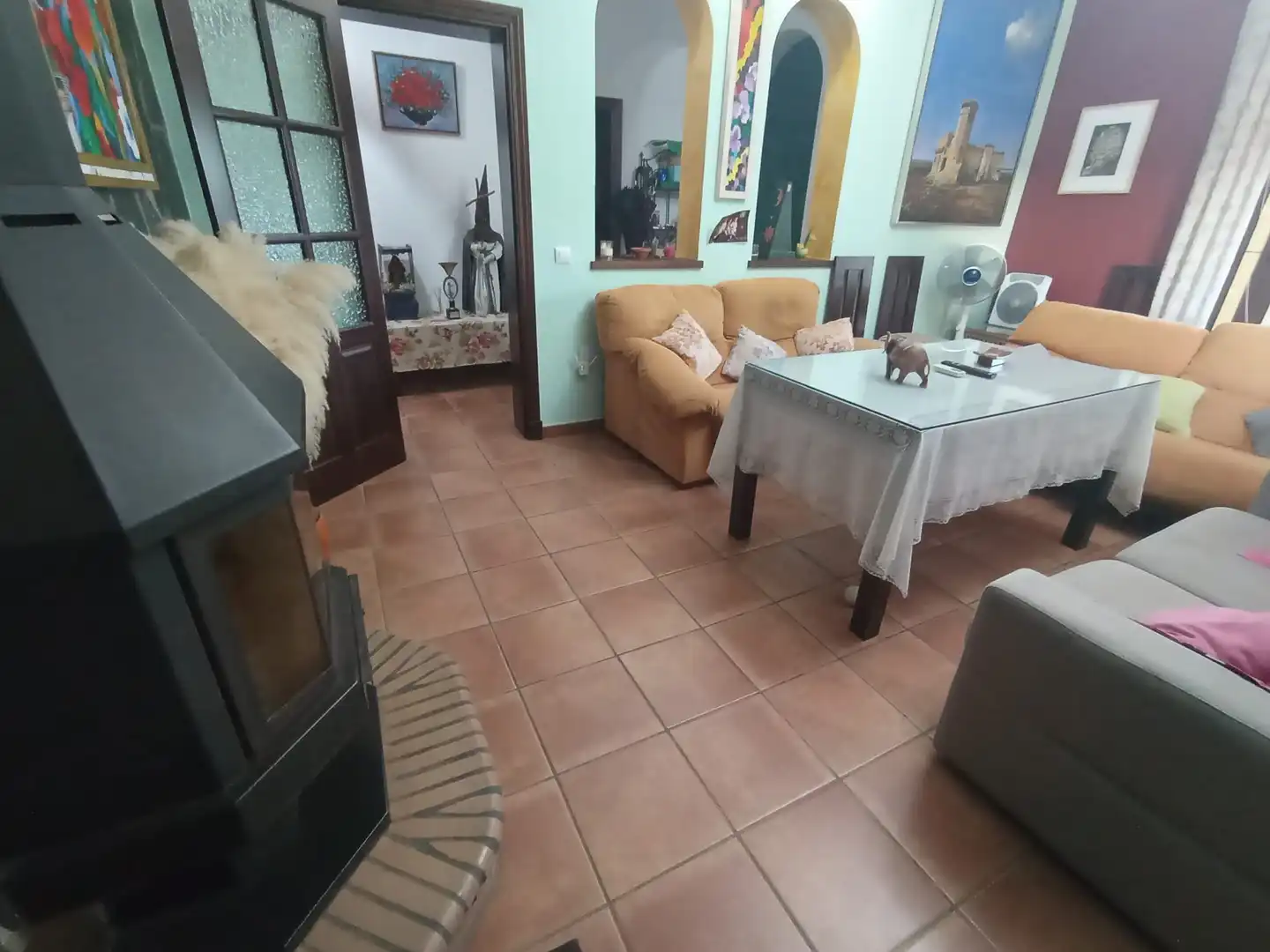 Sala d'estar de Casa o xalet de lloguer en Chipiona